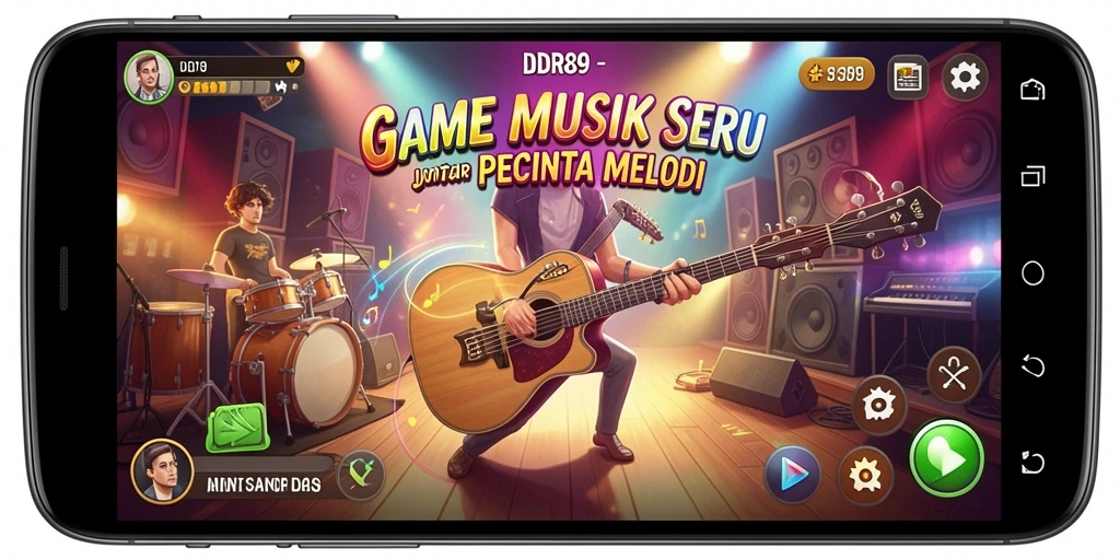 Tampilan gameplay IDR89 dengan berbagai lagu menarik.