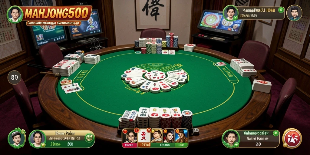 Tampilan screenshot gameplay Poker yang menarik dan interaktif.
