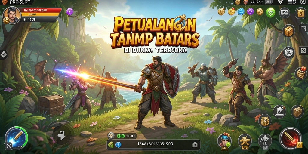 Tampilan gameplay PROSLOT yang menakjubkan dalam dunia terbuka.