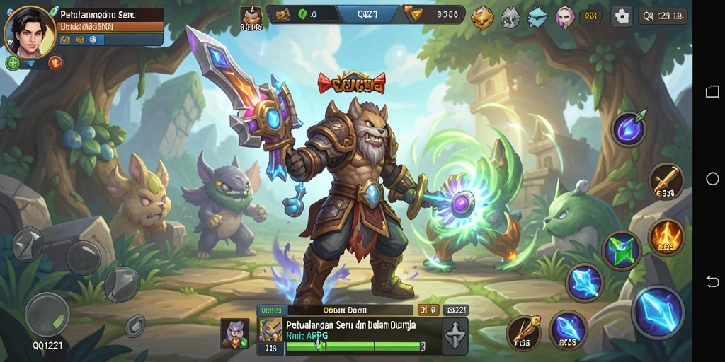 Gameplay menarik dalam QQ1221, penuh aksi dan strategi.